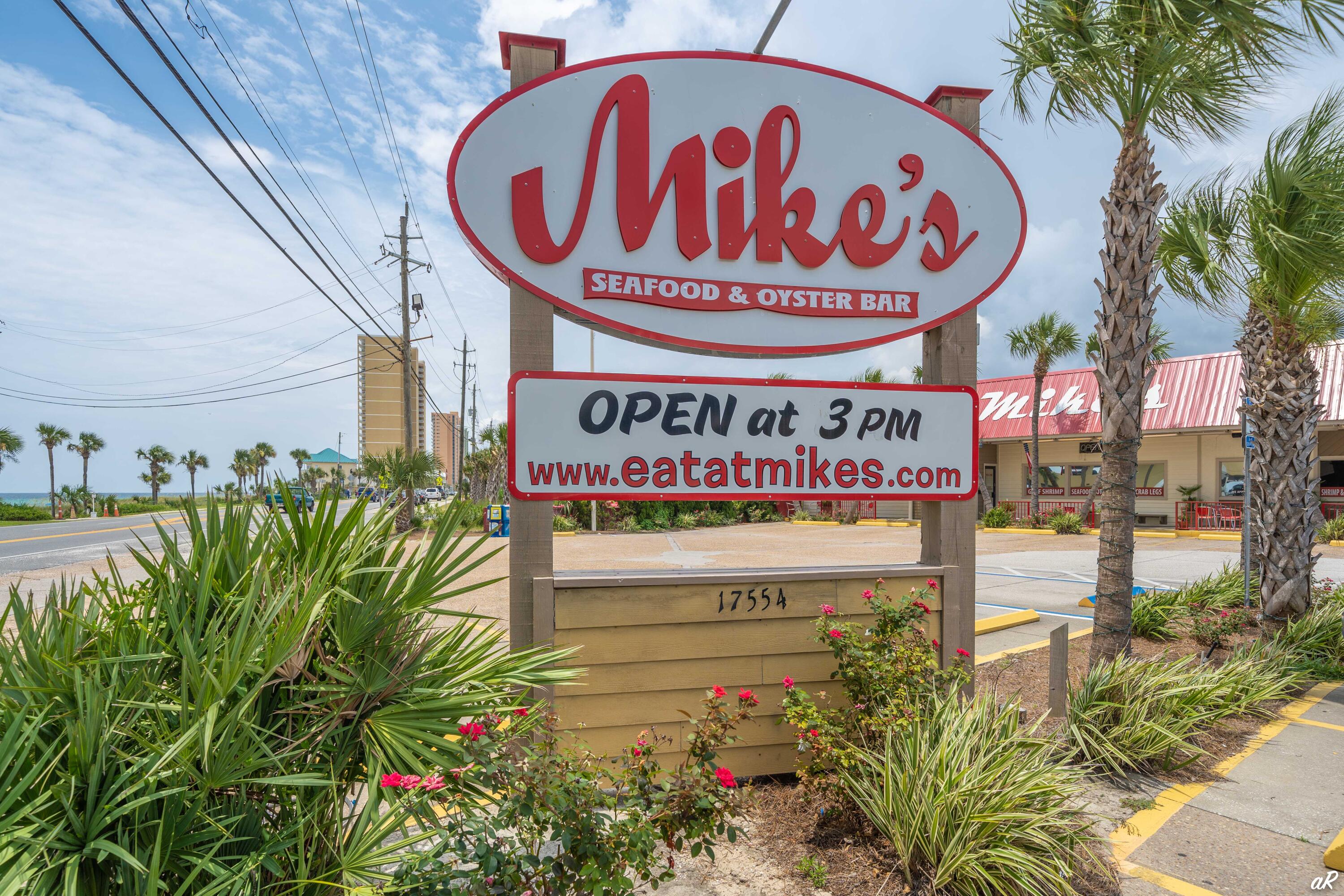 17545 Front Beach Road, Unit 606 Panama City Beach, FL 32413 - Photo 42 of 42 Mikes Oyster Bar