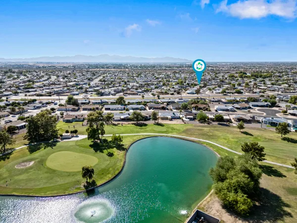 an aerial view of a