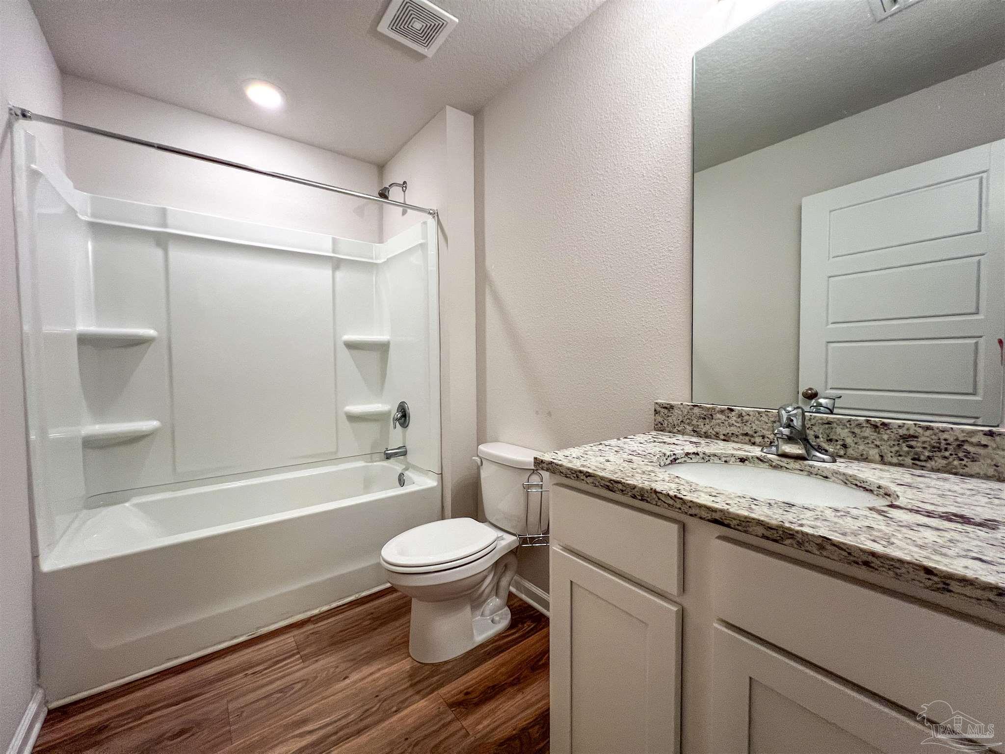 6351 Burrow Lane Pensacola, FL 32526 - Photo 23 of 25 a bathroom with a sink toilet and shower