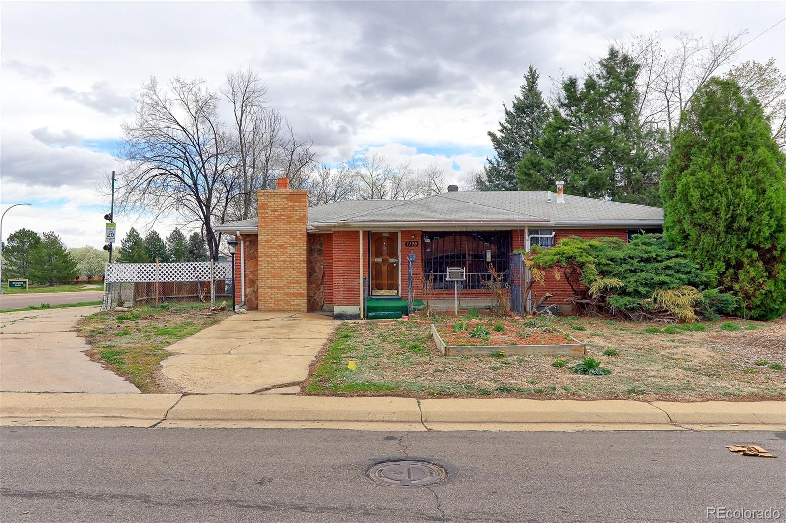 a front view of a house with porch