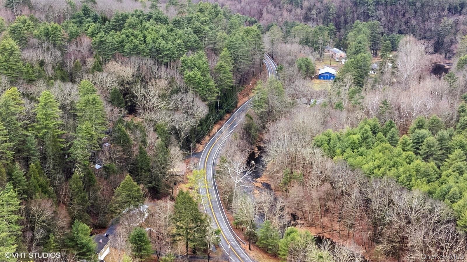 736 State Rte 55 Napanoch, NY 12458 - Photo 30 of 49 Drone / aerial view featuring a forest view
