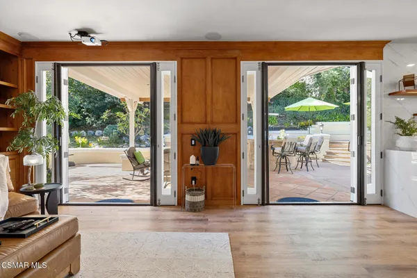 a view of front door