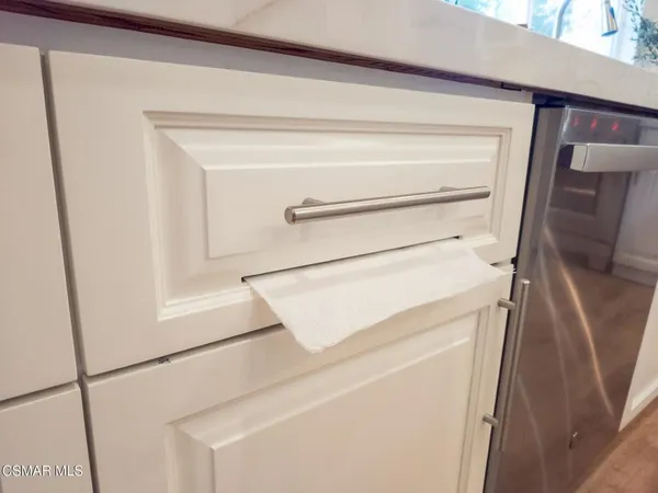 a close view of closet