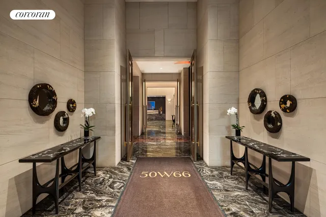 a view of a building entrance