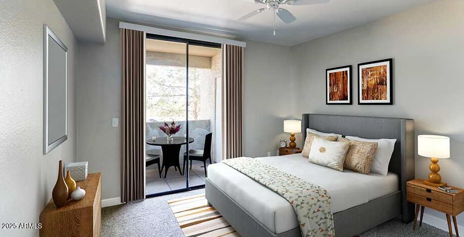 1100 East Osborn Road, Unit 2 Phoenix, AZ 85014 - Photo 5 of 9 a bedroom with a bed and a window