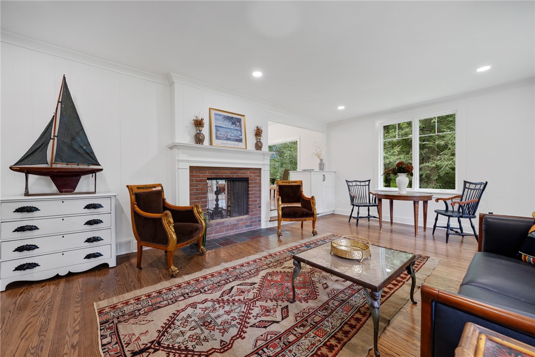 157 Crescent Hill Road Perinton, NY 14534 - Photo 16 of 47 STUNNING FIREPLACE LIVING ROOM WITH HARDWOOD FLOOR