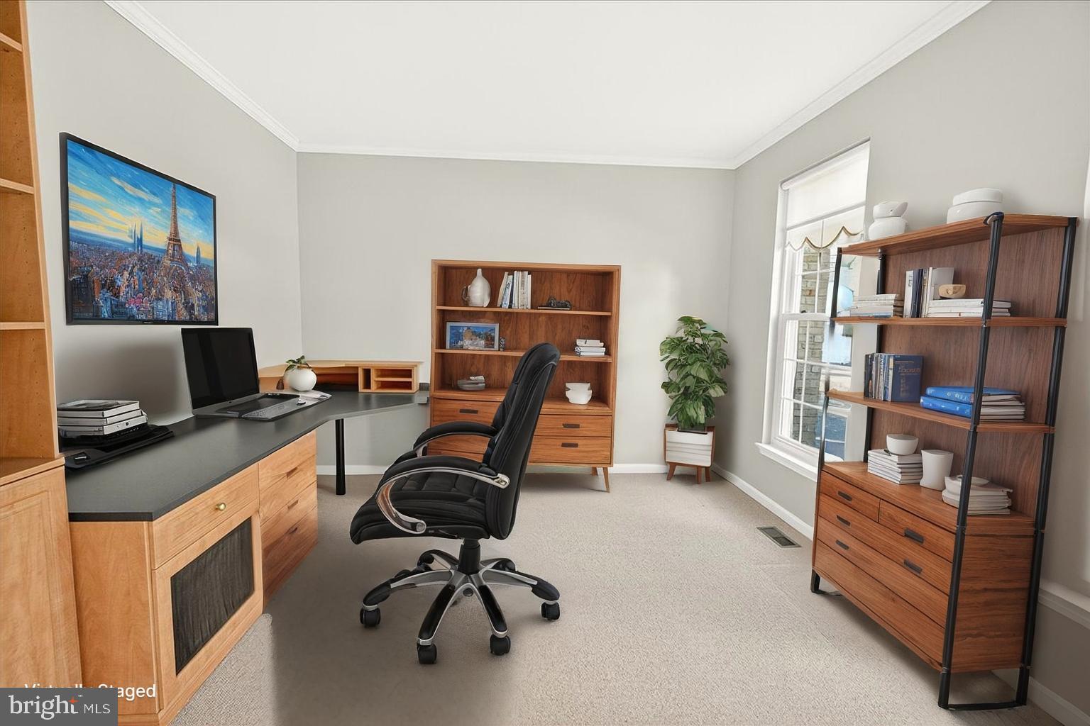 19332 Cissel Manor Drive Poolesville, MD 20837 - Photo 21 of 81 a view of a workspace with furniture