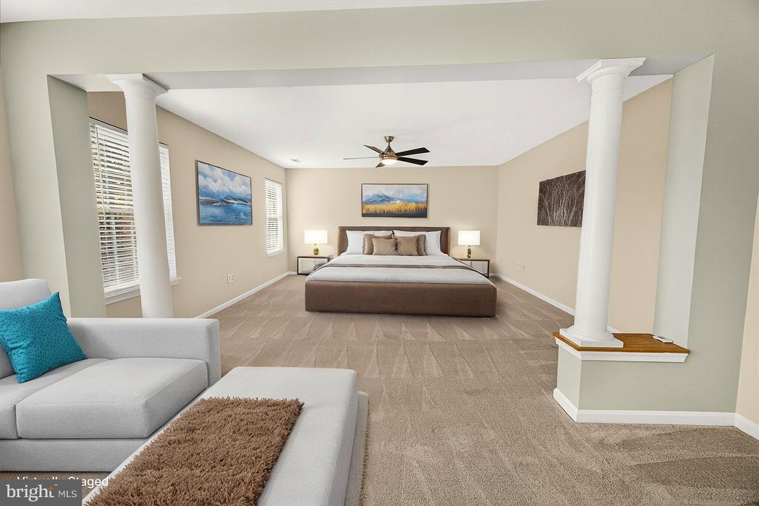 19332 Cissel Manor Drive Poolesville, MD 20837 - Photo 44 of 81 a living room with furniture and a window