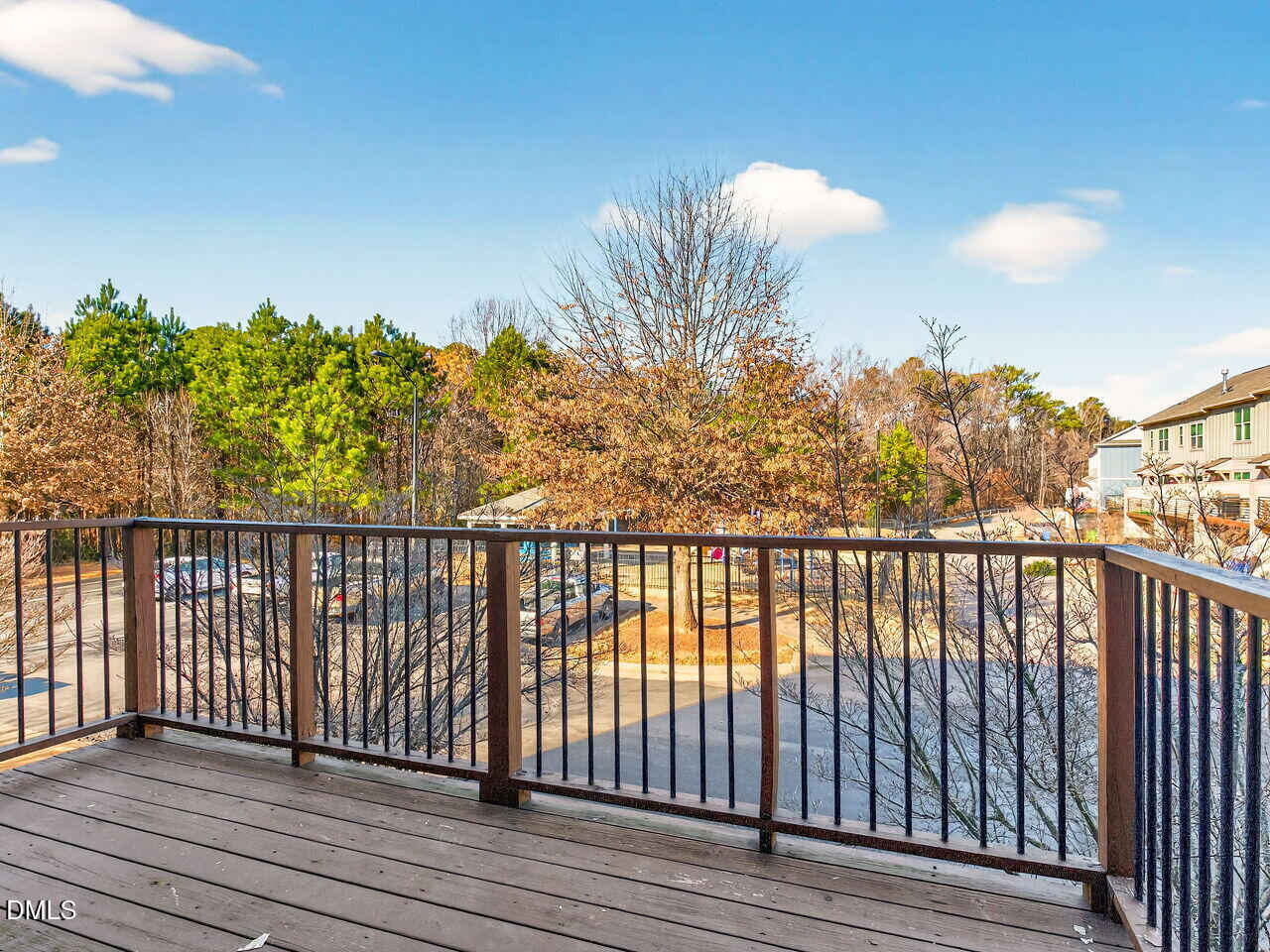 1308 Cornell Place Raleigh, NC 27607 - Photo 15 of 31 a view of balcony with wooden floor