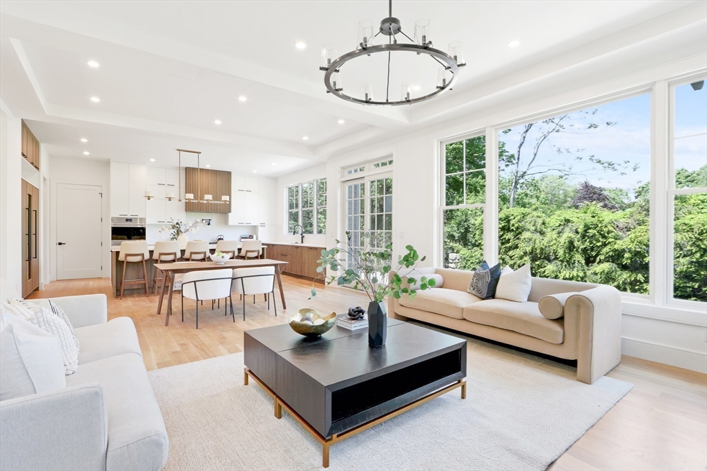 35 Mignon Road Newton, MA 02465 - Photo 13 of 42 a living room with furniture and a large window