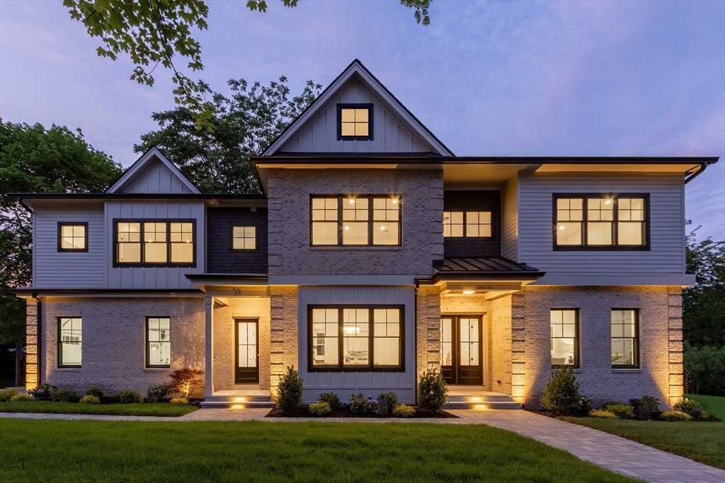 35 Mignon Road Newton, MA 02465 - Photo 42 of 42 a front view of a house with a yard