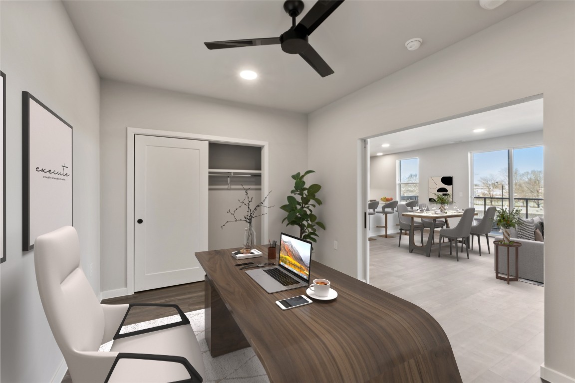 4510 Terry-O Lane, Unit 322 Austin, TX 78745 - Photo 10 of 35 a living room with furniture flowerpot and a chandelier