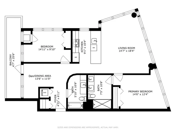 $585,000 | 303 West Ohio Street, Unit 2307, Chicago, IL 60654