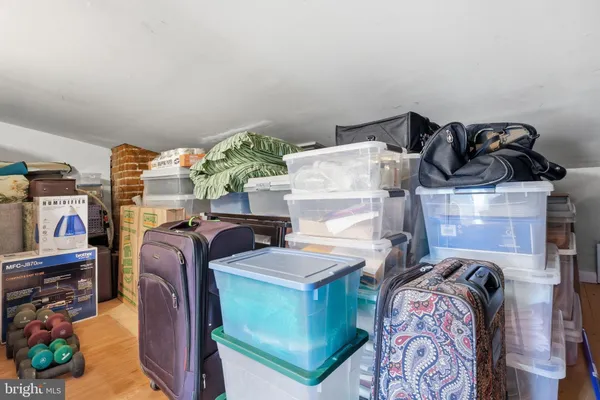 a room with storage and utility