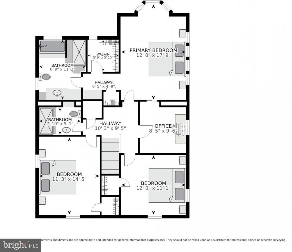 10115 Gates Avenue Silver Spring, MD 20902 - Photo 37 of 38 Upstairs floor plan