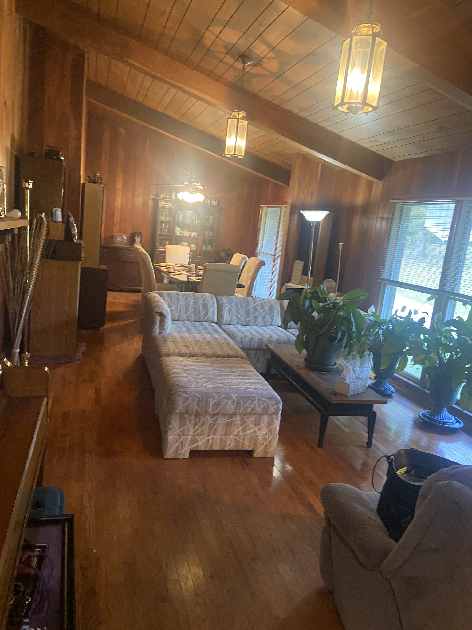 1071 Simms Heights Road Kingston Springs, TN 37082 - Photo 3 of 31 a living room with furniture and a chandelier
