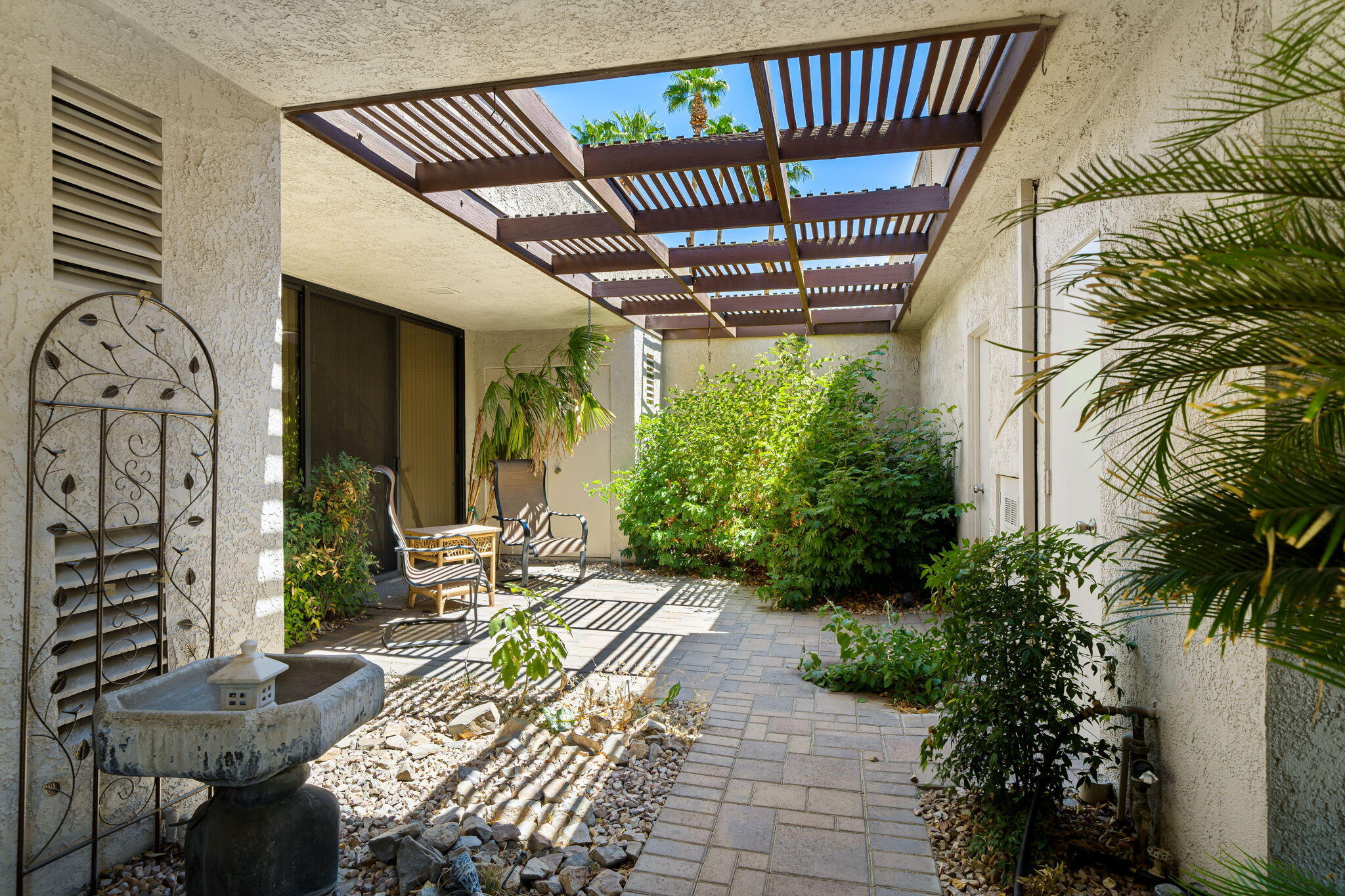140 Columbia Drive Rancho Mirage, CA 92270 - Photo 12 of 42 a view of porch with seating space