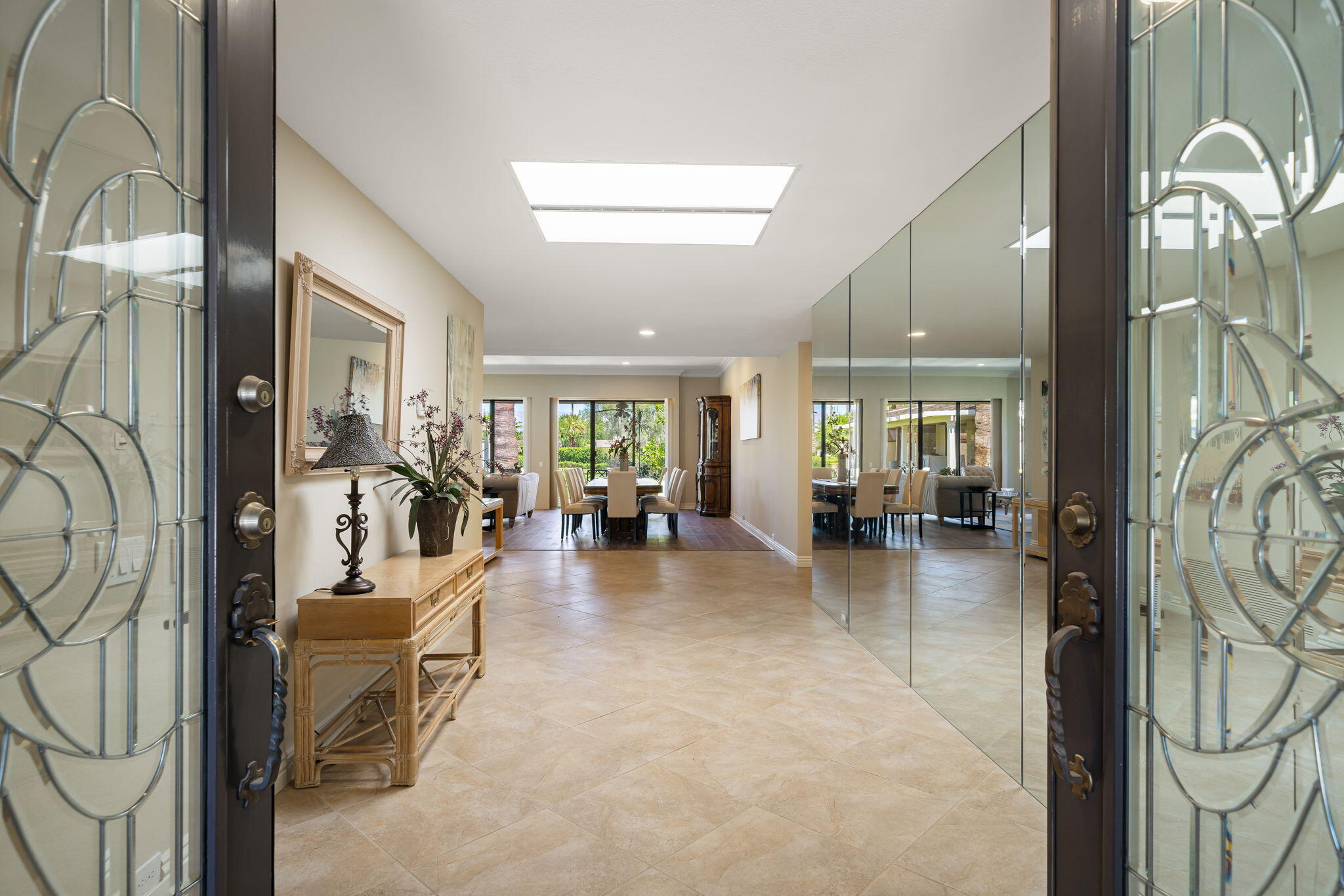 140 Columbia Drive Rancho Mirage, CA 92270 - Photo 14 of 42 a view of a livingroom with furniture and floor to ceiling window