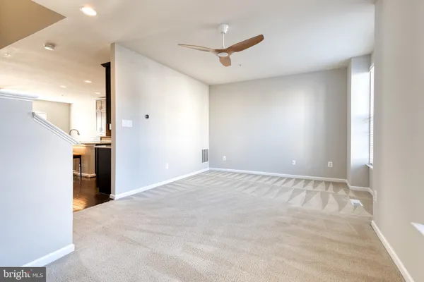a view of an empty room