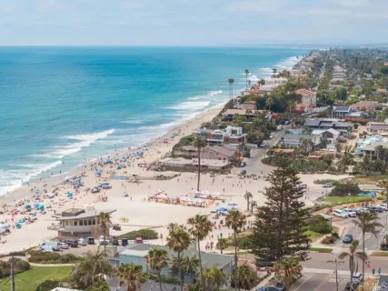 a view of ocean view with beach