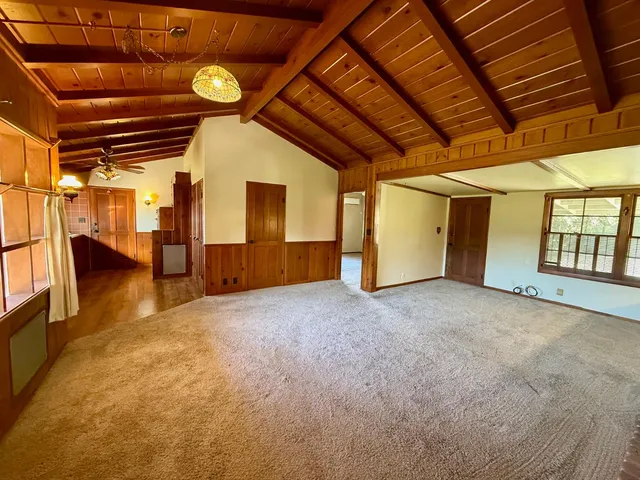 a view of an empty room