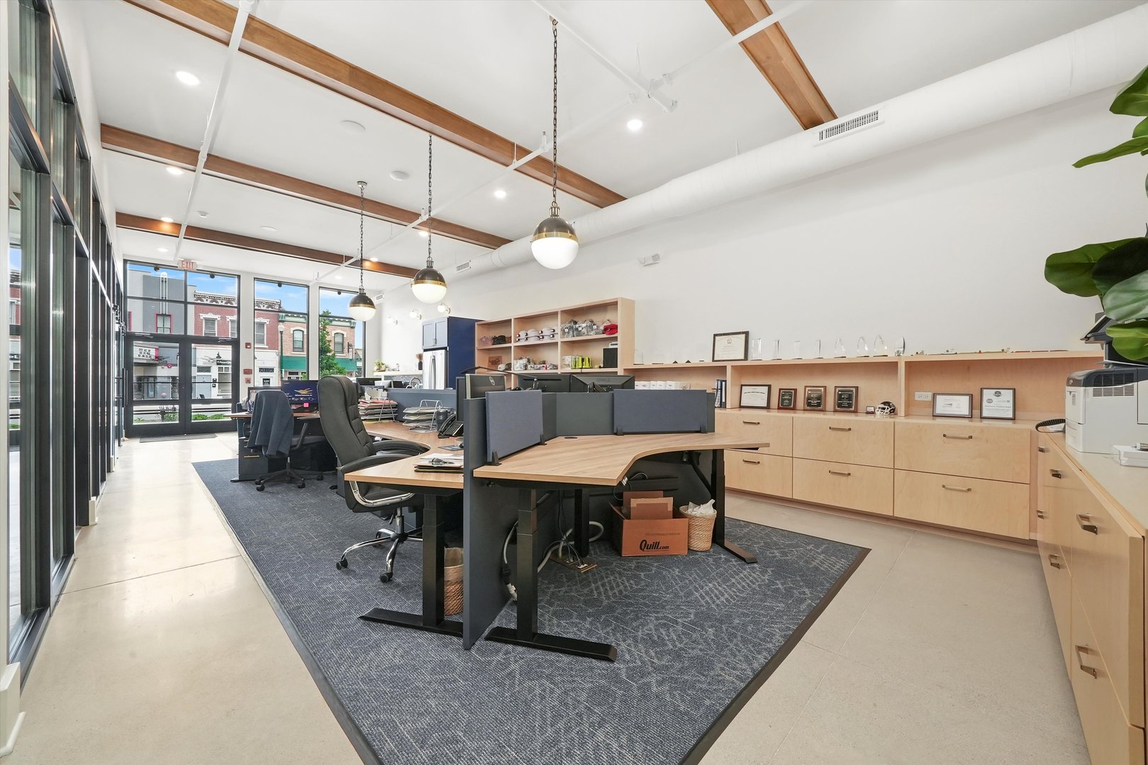 1016 South State Street Lockport, IL 60441 - Photo 23 of 67 a view of a big room with wooden floor