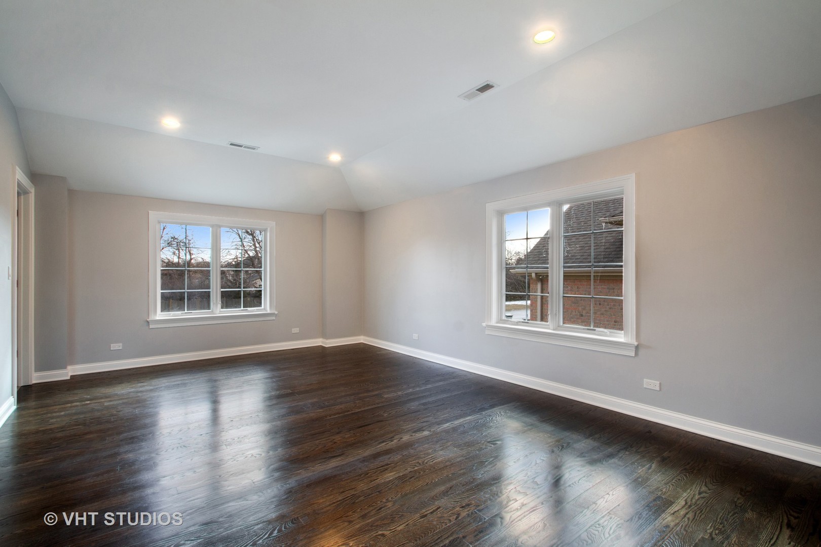 2800 Central Road Glenview, IL 60025 - Photo 13 of 31 a view of an empty room with wooden floor and a window