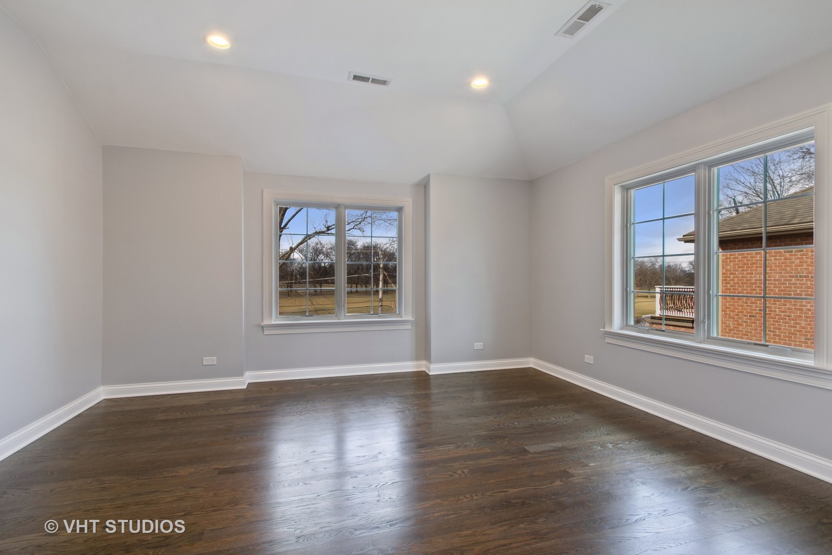 2800 Central Road Glenview, IL 60025 - Photo 14 of 31 an empty room with wooden floor and windows