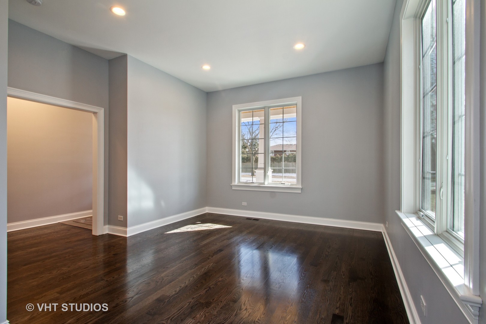 2800 Central Road Glenview, IL 60025 - Photo 8 of 31 an empty room with wooden floor and windows