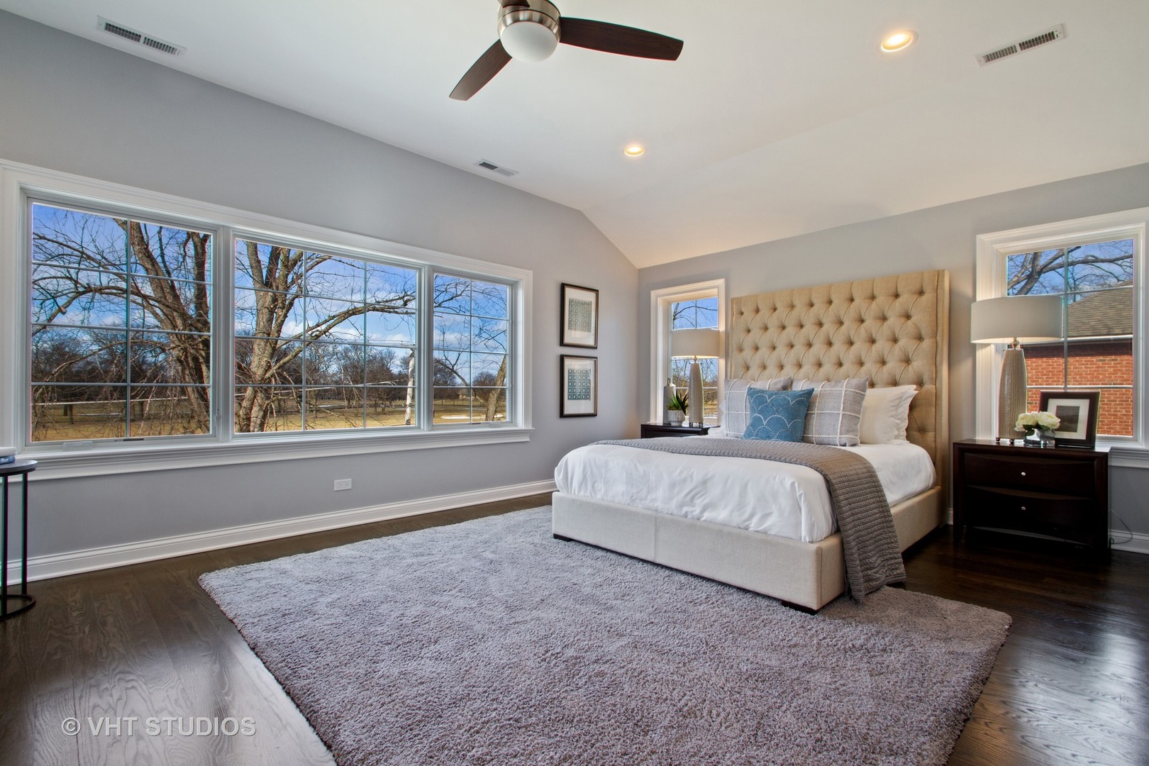 2800 Central Road Glenview, IL 60025 - Photo 9 of 31 a spacious bedroom with a large bed and a large window