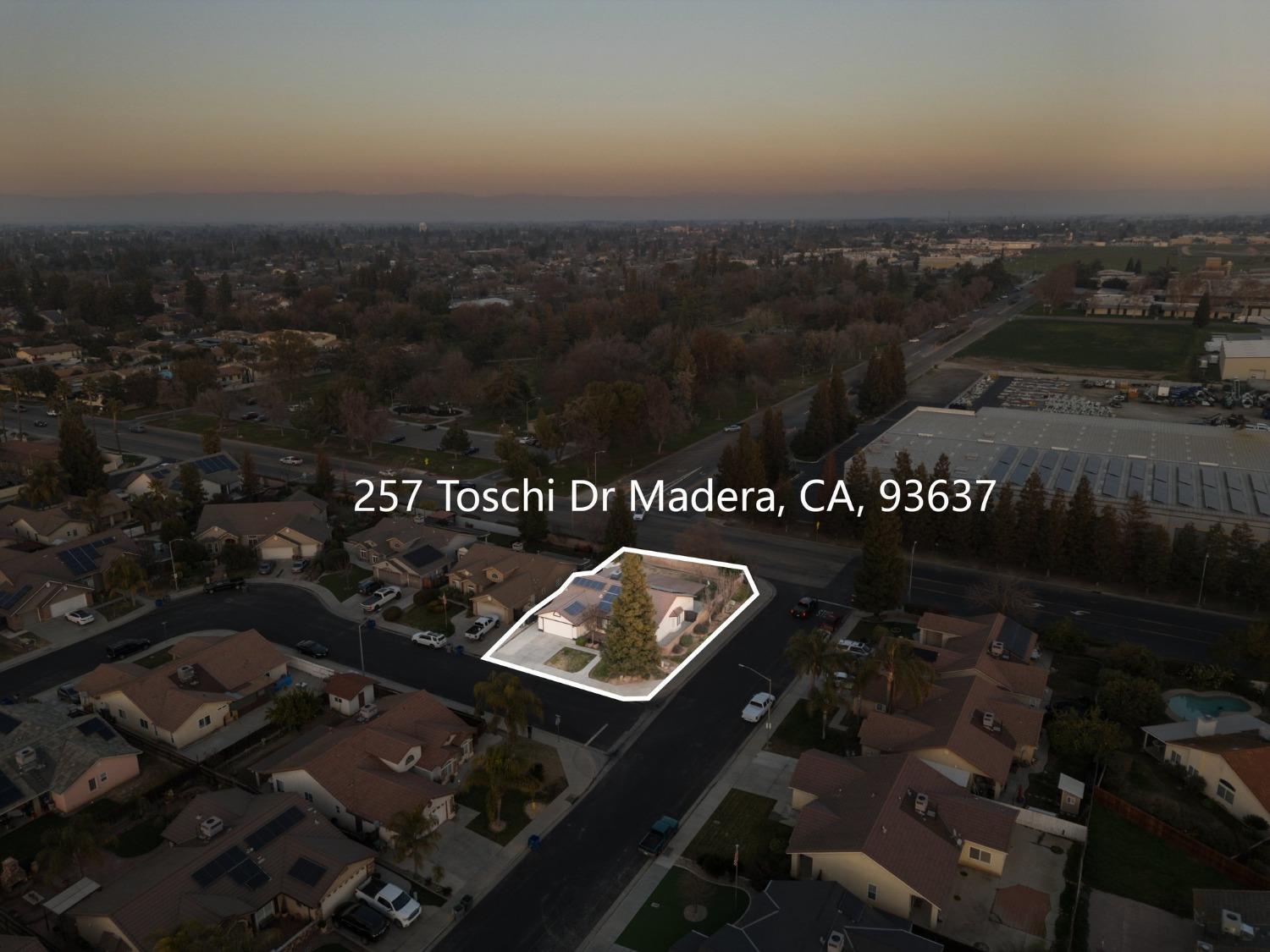 257 Toschi Drive Madera, CA 93637 - Photo 26 of 40 an aerial view of a house