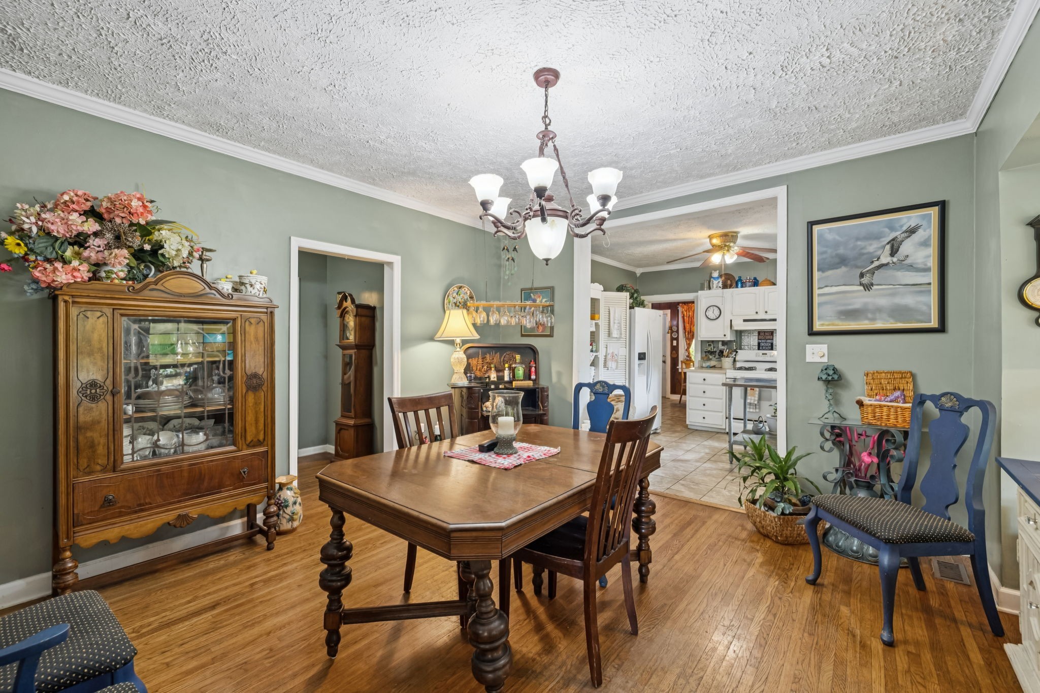 701 Hafner Road Charlotte, TN 37036 - Photo 22 of 52 a view of a dining room with furniture and wooden floor