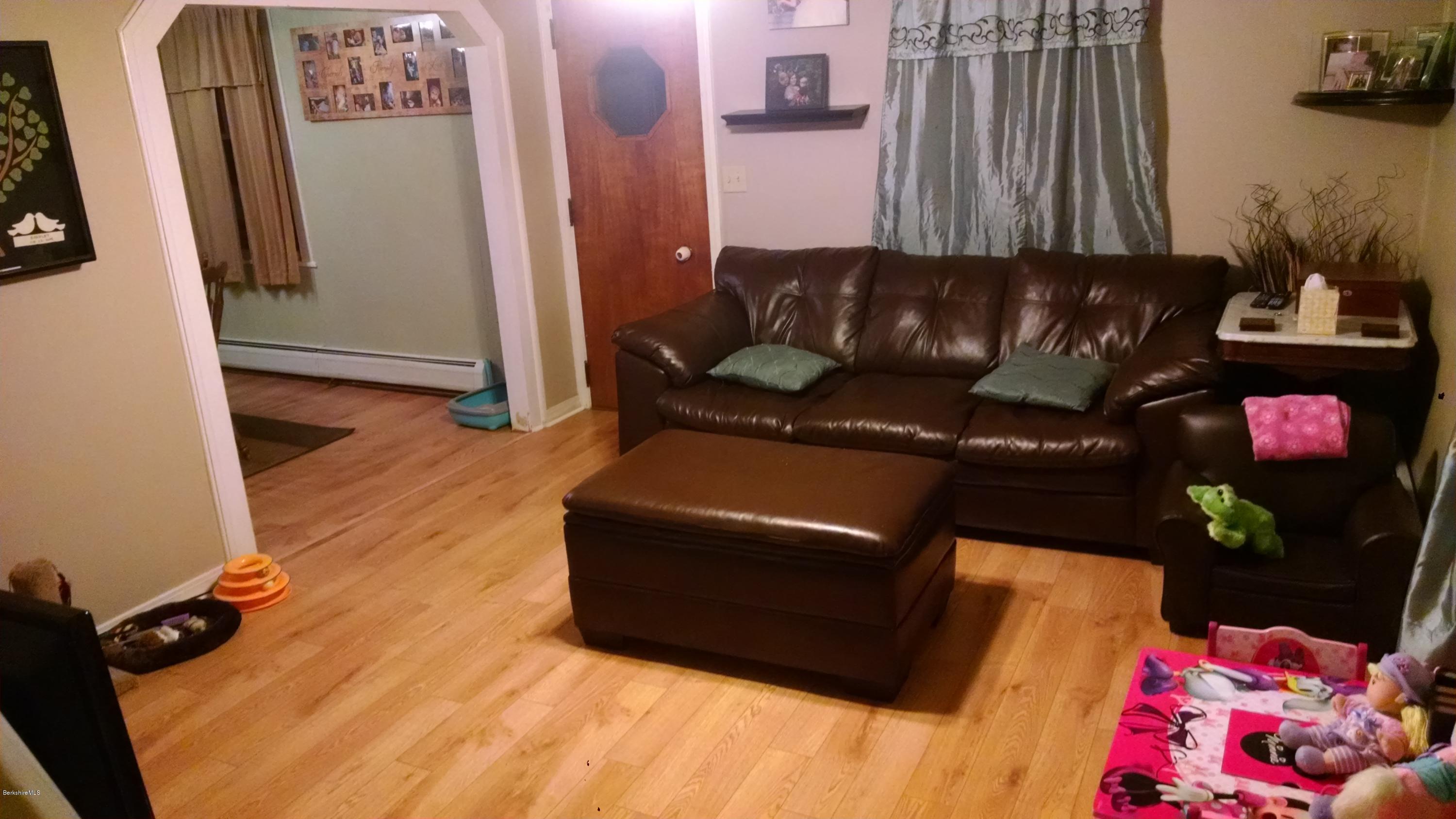 55 Pecks Road Pittsfield, MA 01201 - Photo 11 of 31 Living room w/new floor!