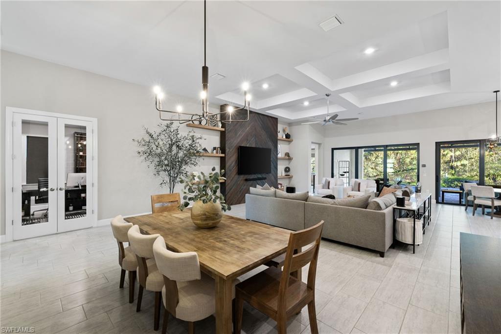20734 Corkscrew Shores Boulevard Estero, FL 33928 - Photo 14 of 50 a view of a dining room with furniture window and outside view