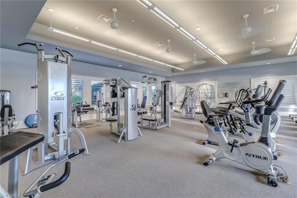 20734 Corkscrew Shores Boulevard Estero, FL 33928 - Photo 47 of 50 a view of a room with gym equipment