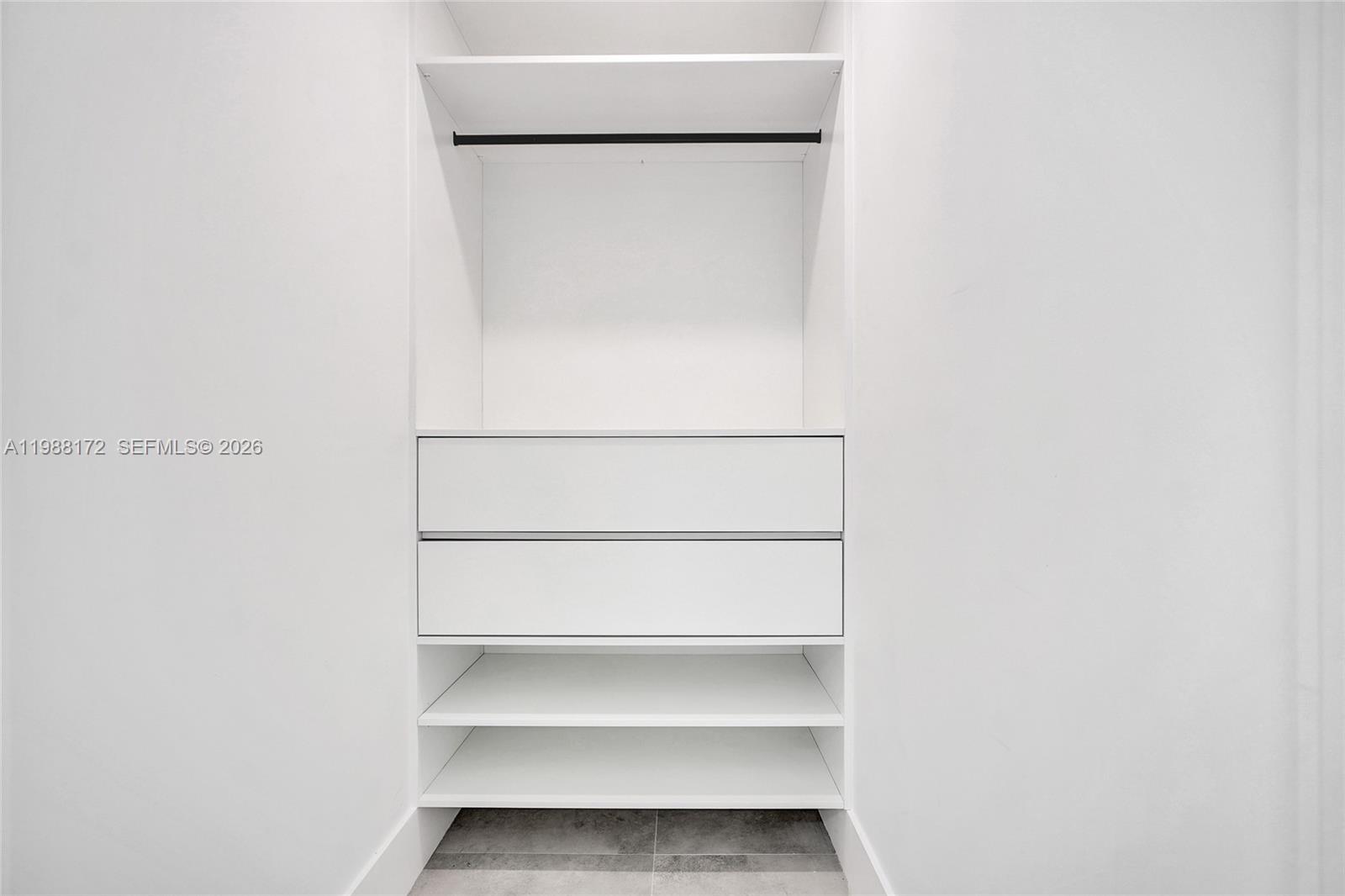 2421 Southwest 16th Terrace Miami, FL 33145 - Photo 25 of 37 a view of an empty walk in closet