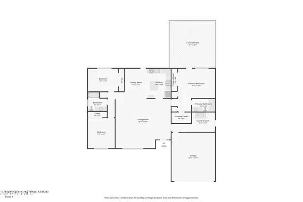an aerial view of residential building with parking space