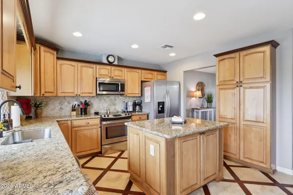 a view of a house with patio