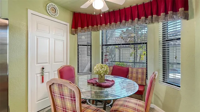 a view of a lake with a city