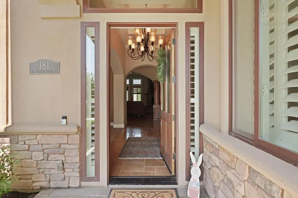 a kitchen with stainless steel appliances a stove and a refrigerator
