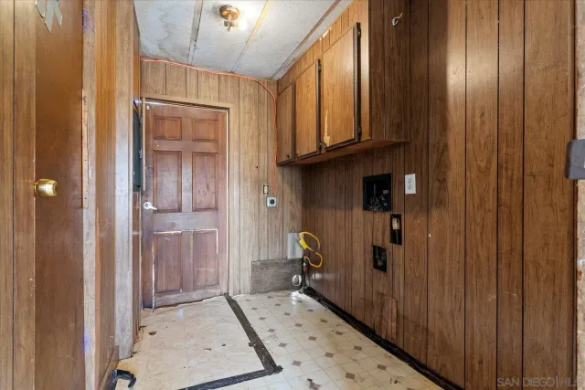 a bathroom with a shower and a tub
