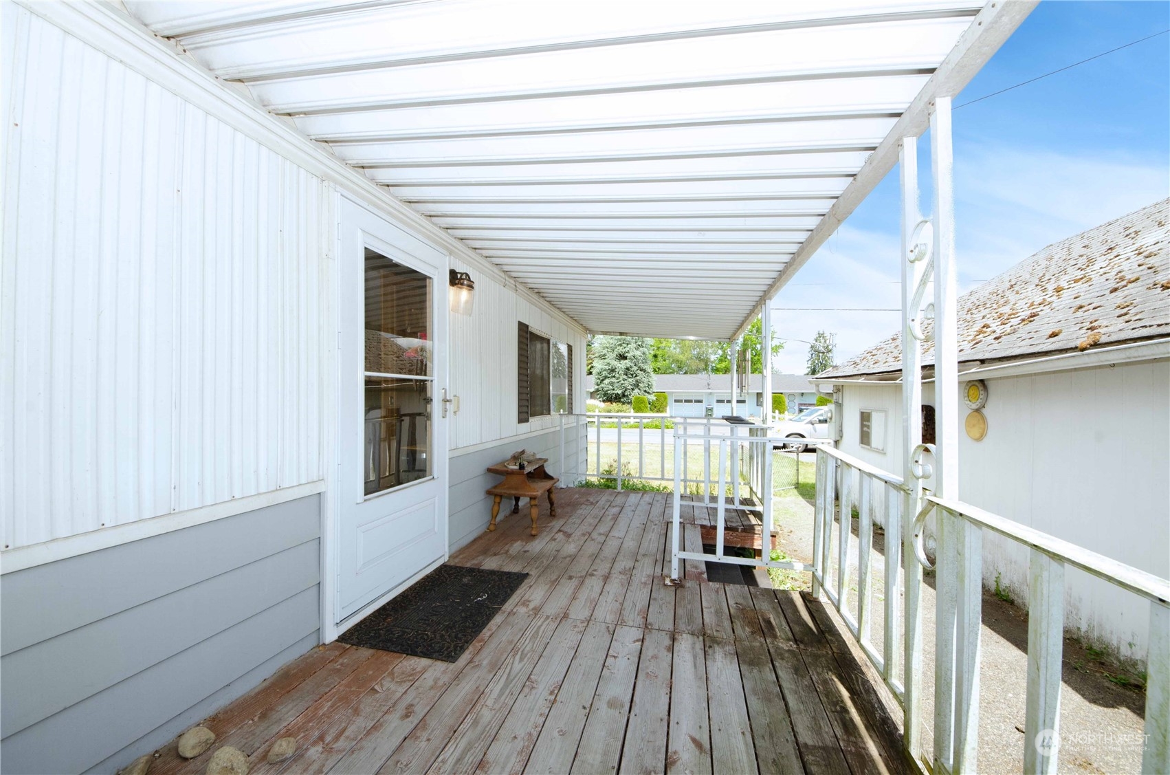 10319 184th Avenue Southwest Rochester, WA 98579 - Photo 11 of 14 a view of a balcony with wooden floor