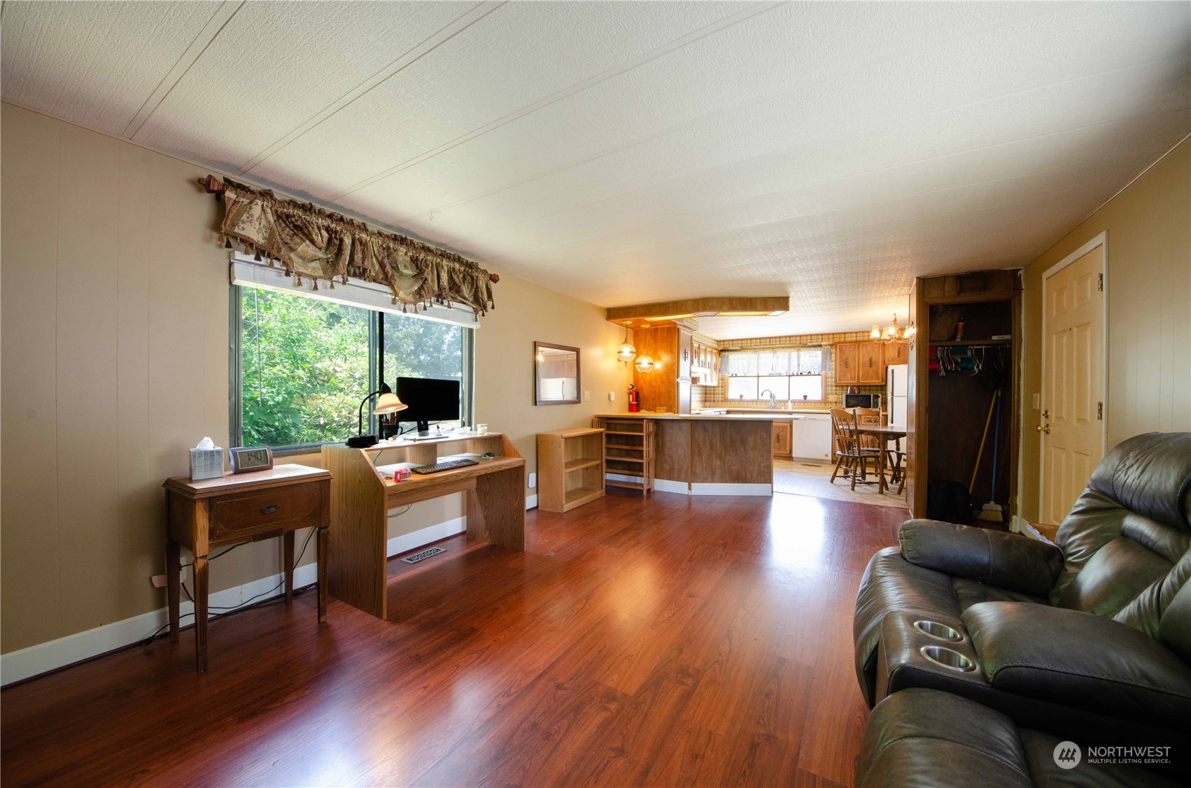 10319 184th Avenue Southwest Rochester, WA 98579 - Photo 3 of 14 a living room with furniture and a large window