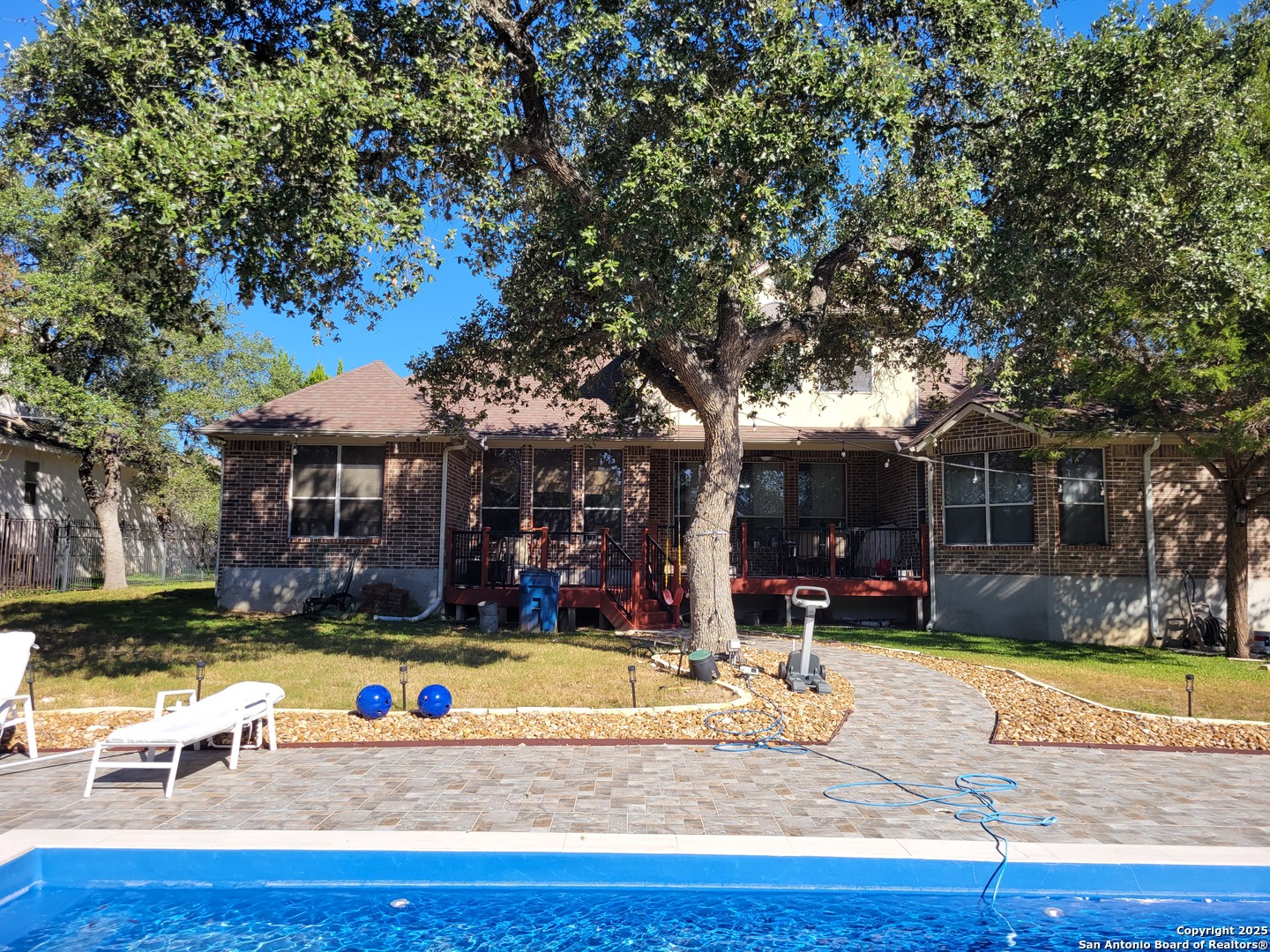 1722 Palmer San Antonio, TX 78260 - Photo 21 of 35 a view of a house with swimming pool and sitting area