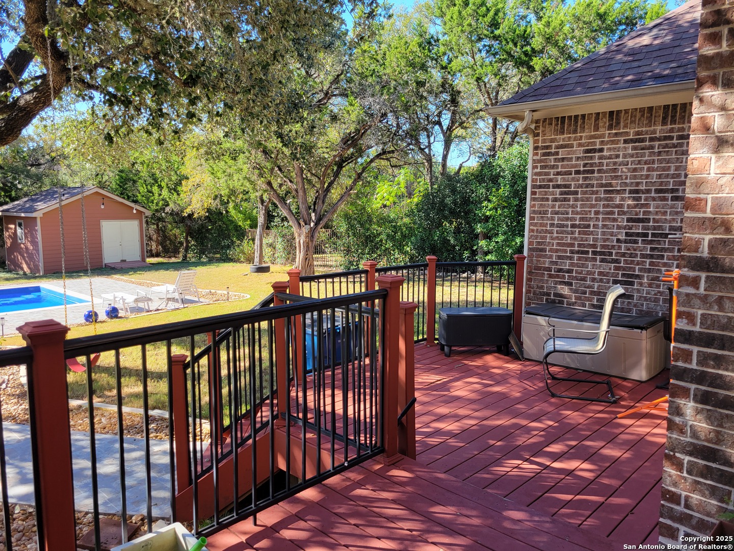1722 Palmer San Antonio, TX 78260 - Photo 25 of 35 a view of a patio in backyard