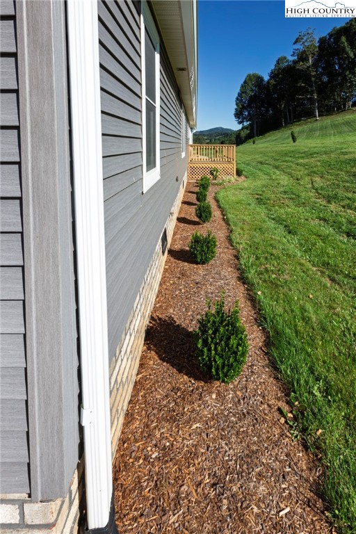 101 Beau Rivage Drive Crumpler, NC 28617 - Photo 42 of 47 a view of backyard with garden