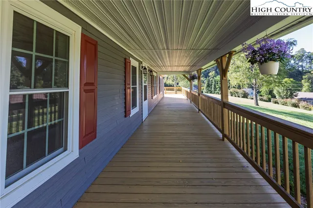 a view of a house with wooden floor