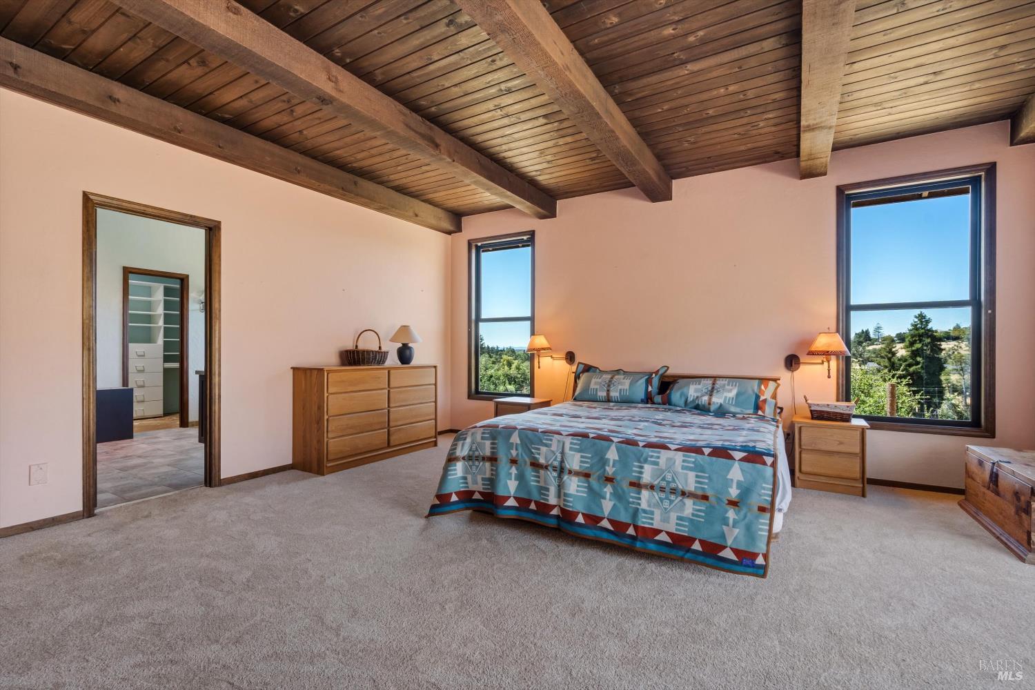 6279 Melita Road Santa Rosa, CA 95409 - Photo 22 of 41 Open beam ceiling in primary