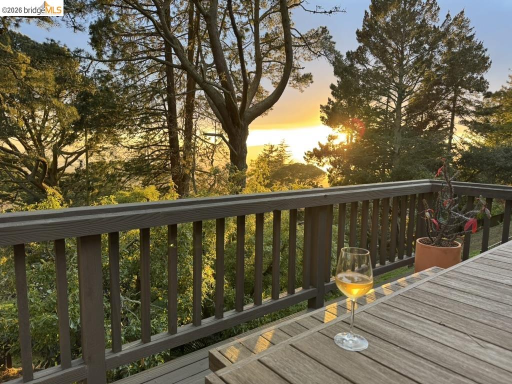 1170 Sterling Avenue Berkeley, CA 94708 - Photo 50 of 52 View of deck at dusk