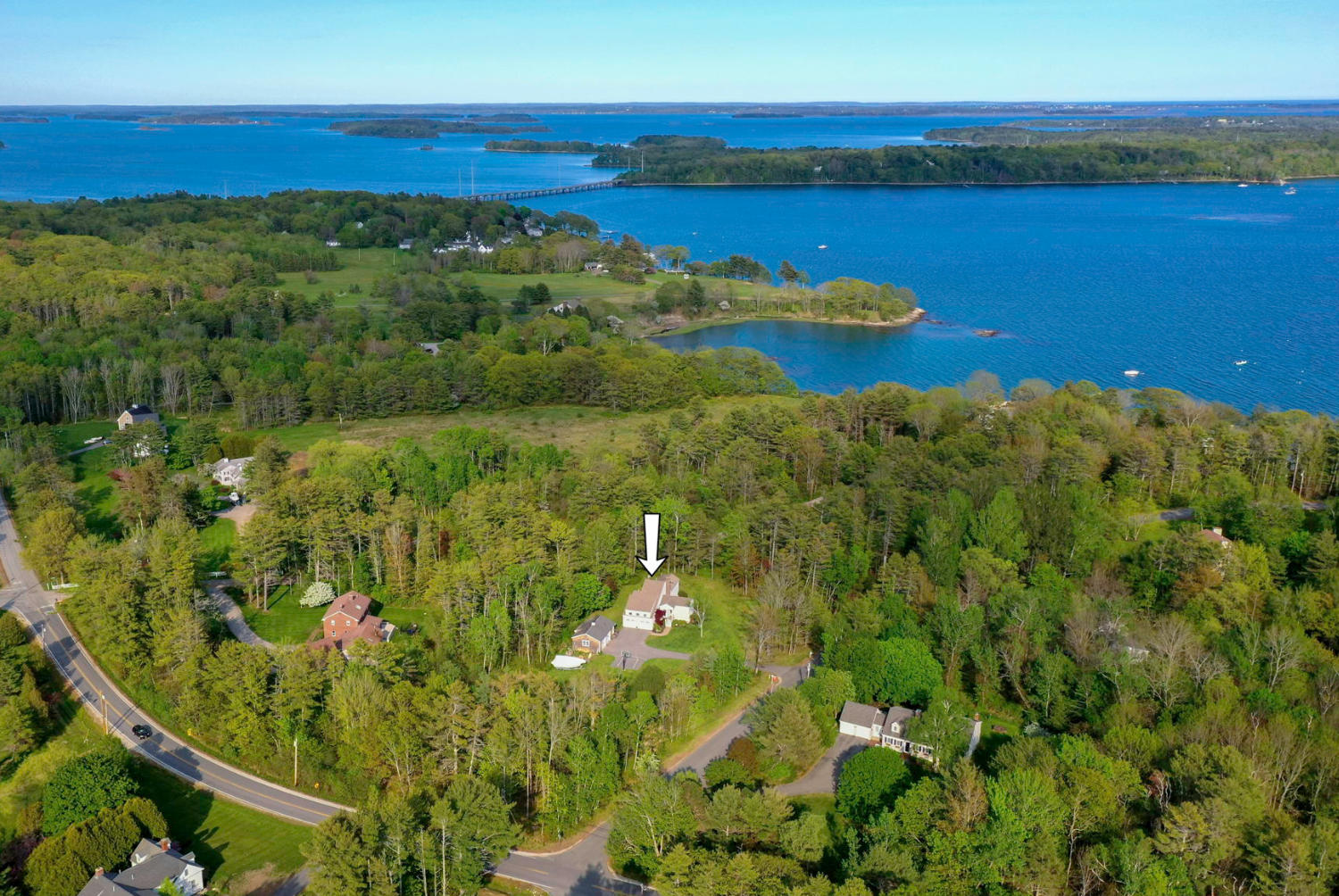 24 Curtis Road Yarmouth, ME 04096 - Photo 1 of 69 Aerial